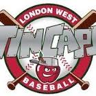 Logo for London West Tincaps Baseball